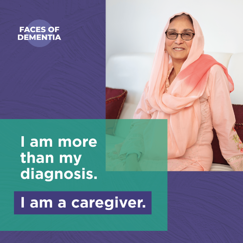 Ruby Qureshi shared her story in the HCoA Faces of Dementia Campaign