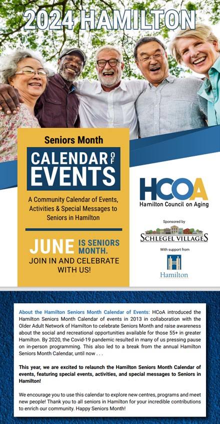 Click here to download the Seniors Month Calendar of Events!
